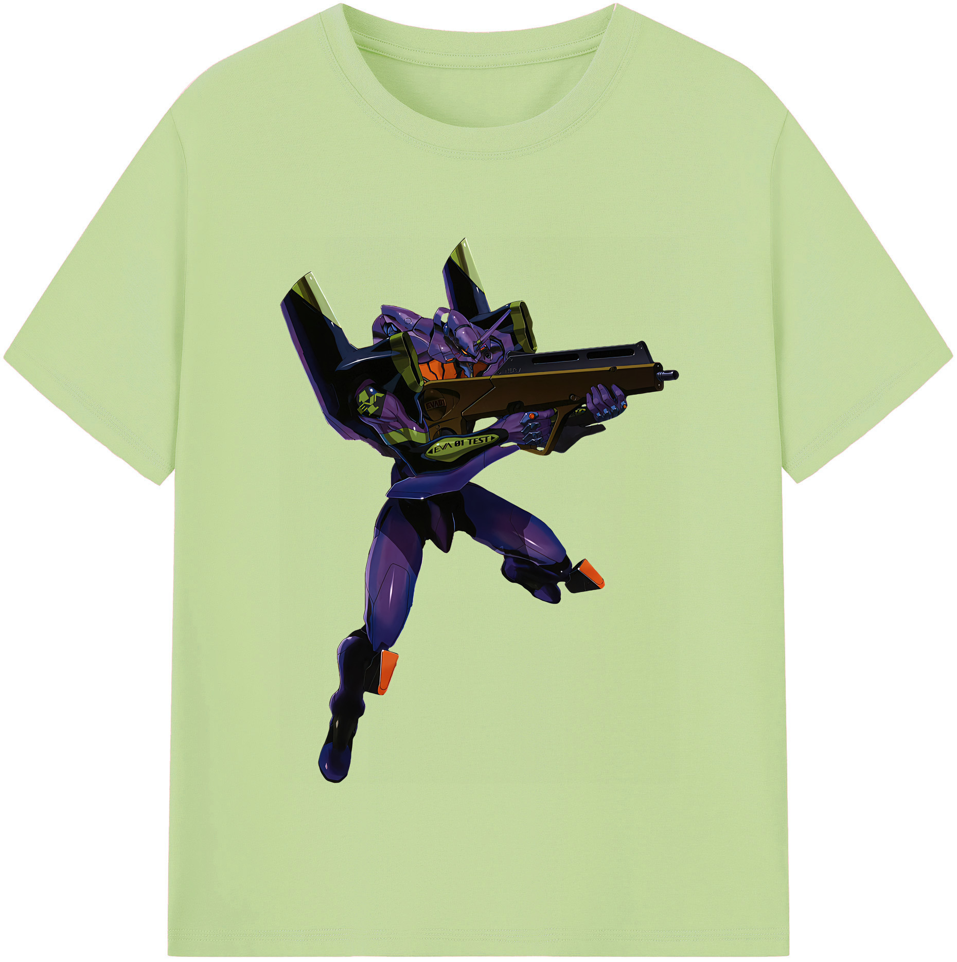 （画像用） EVA 新世紀エヴァンゲリオン 綿100％半袖Tシャツ（フロントプリント）